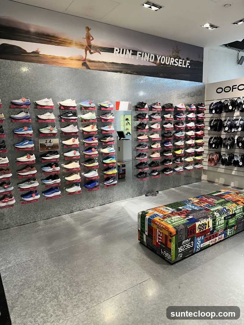Running Shoe Store Interior