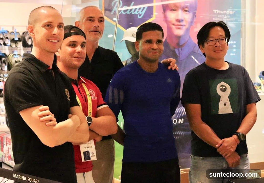 Group Photo with Promotional Banner