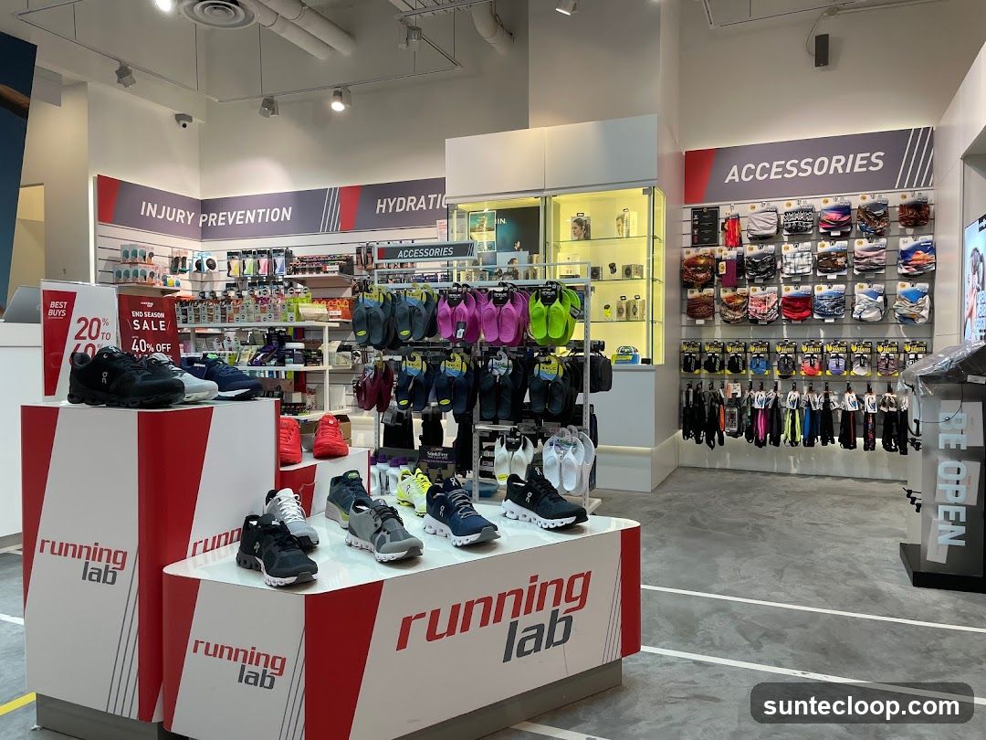 Running Lab Store Interior
