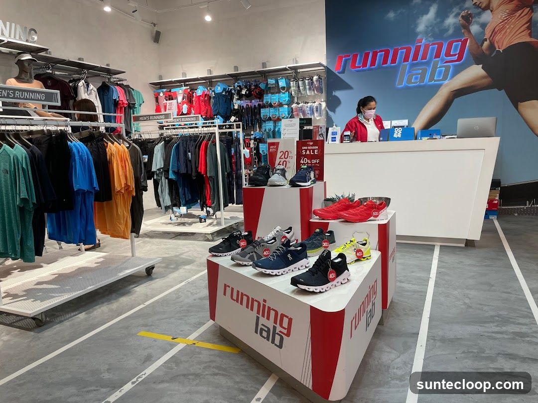 Running Lab Store Interior