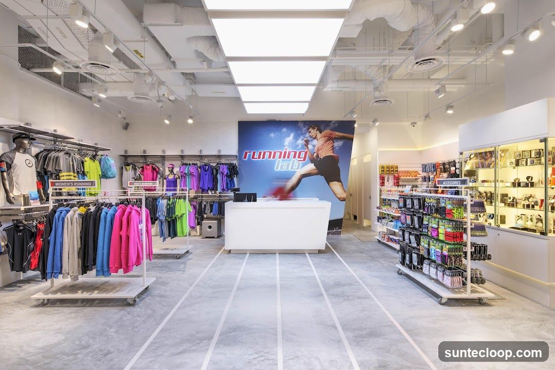 Running Lab Store Interior
