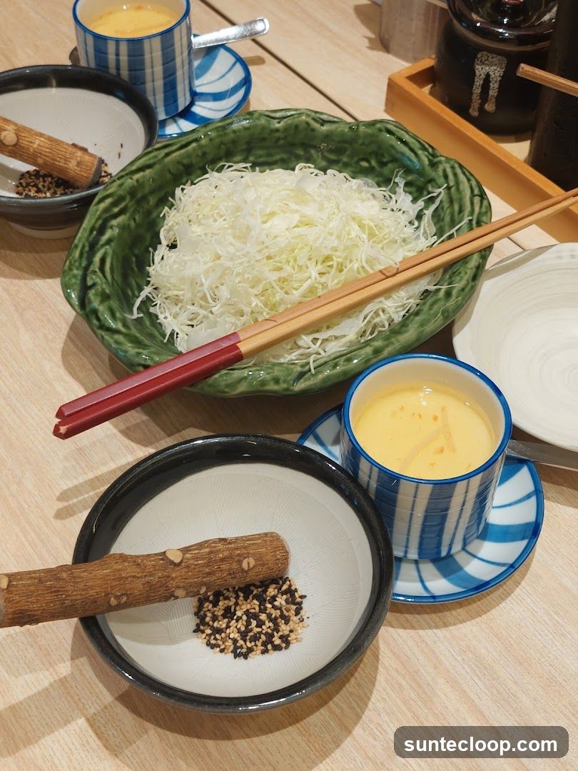 Table Setting with Food