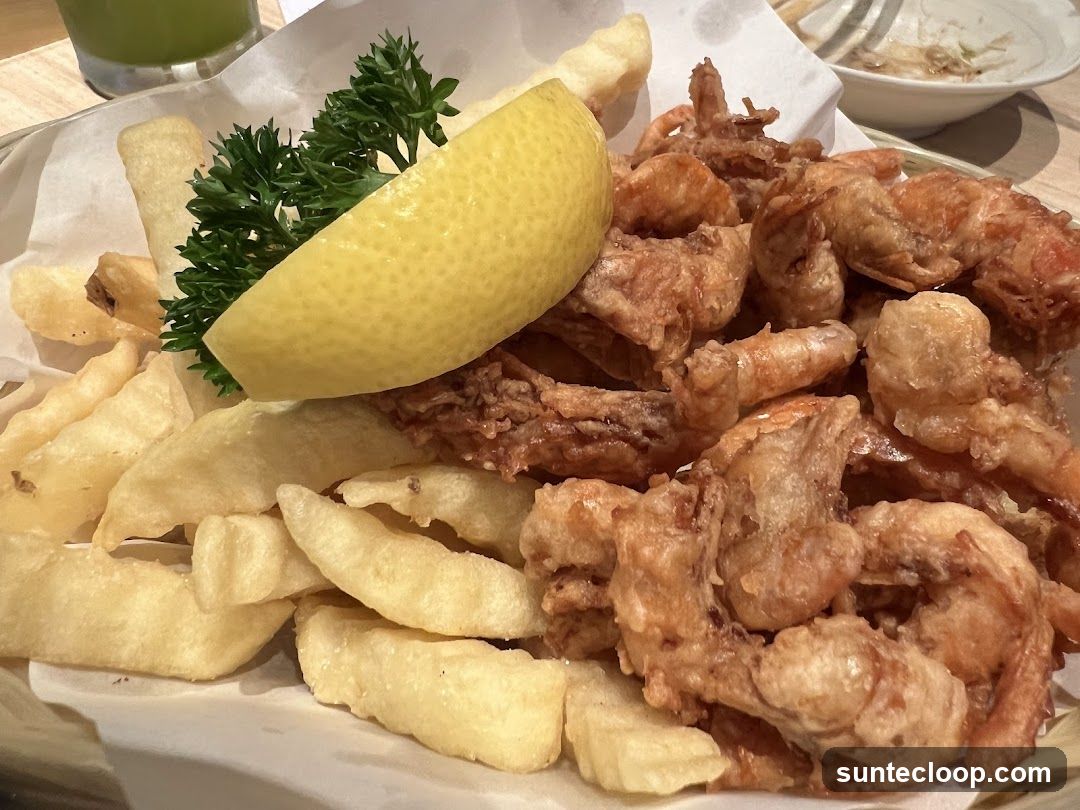 Fried Shrimp and Fries