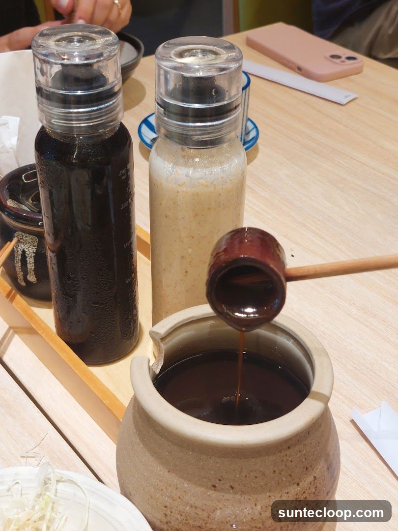 Condiments on a Table