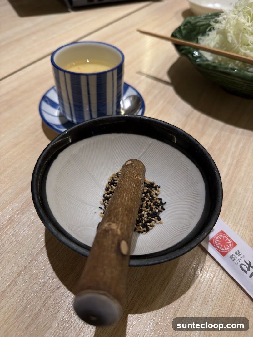 Sesame Seeds and Steamed Custard