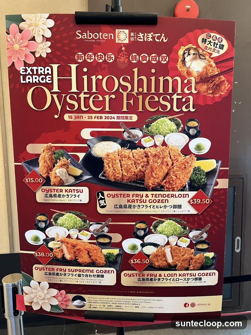 Saboten Hiroshima Oyster Fiesta