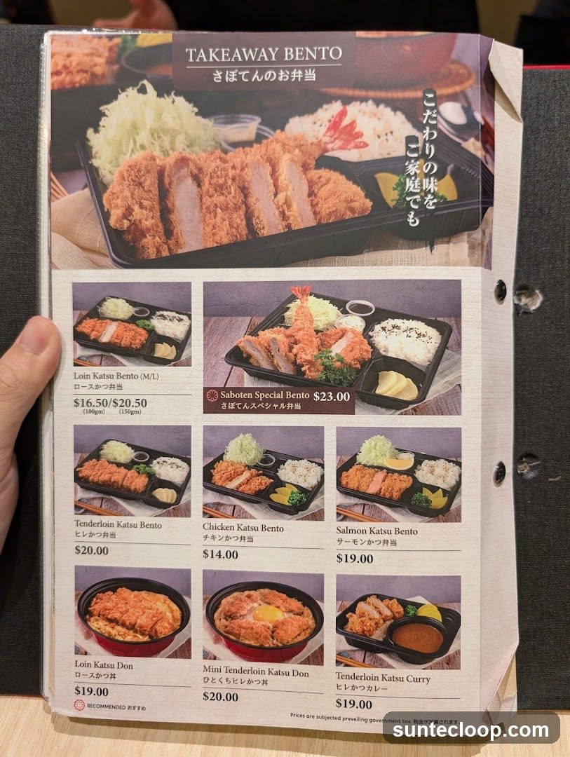 TAKEAWAY BENTO