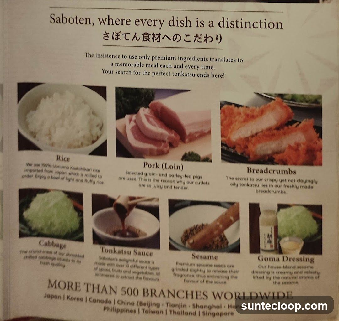 Saboten Ingredients