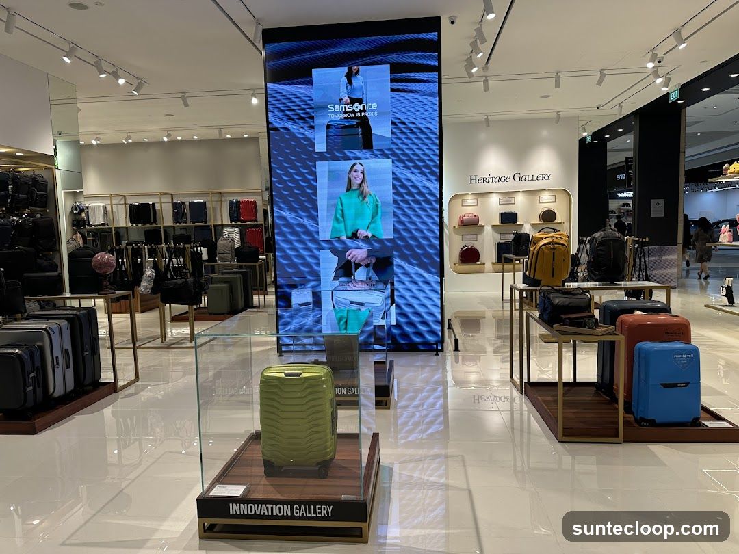 Samsonite Store Interior