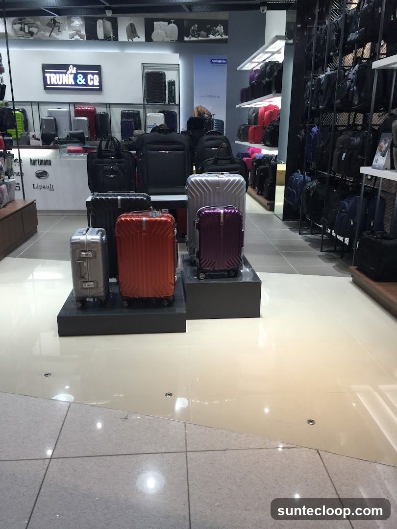 Luggage Store Display