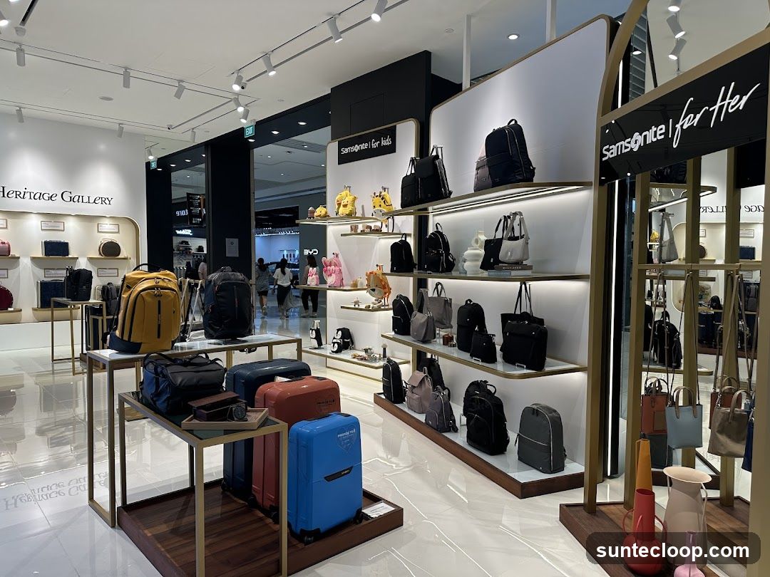 Samsonite Store Interior