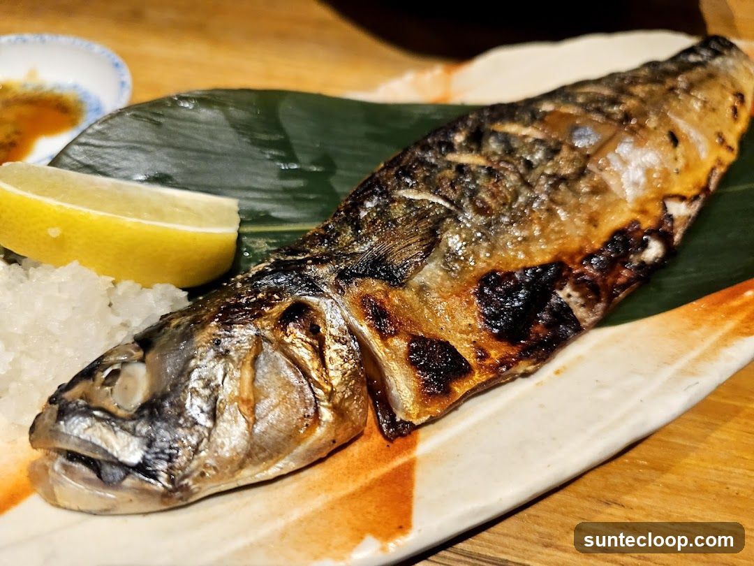 Grilled Fish with Lemon and Grated Daikon