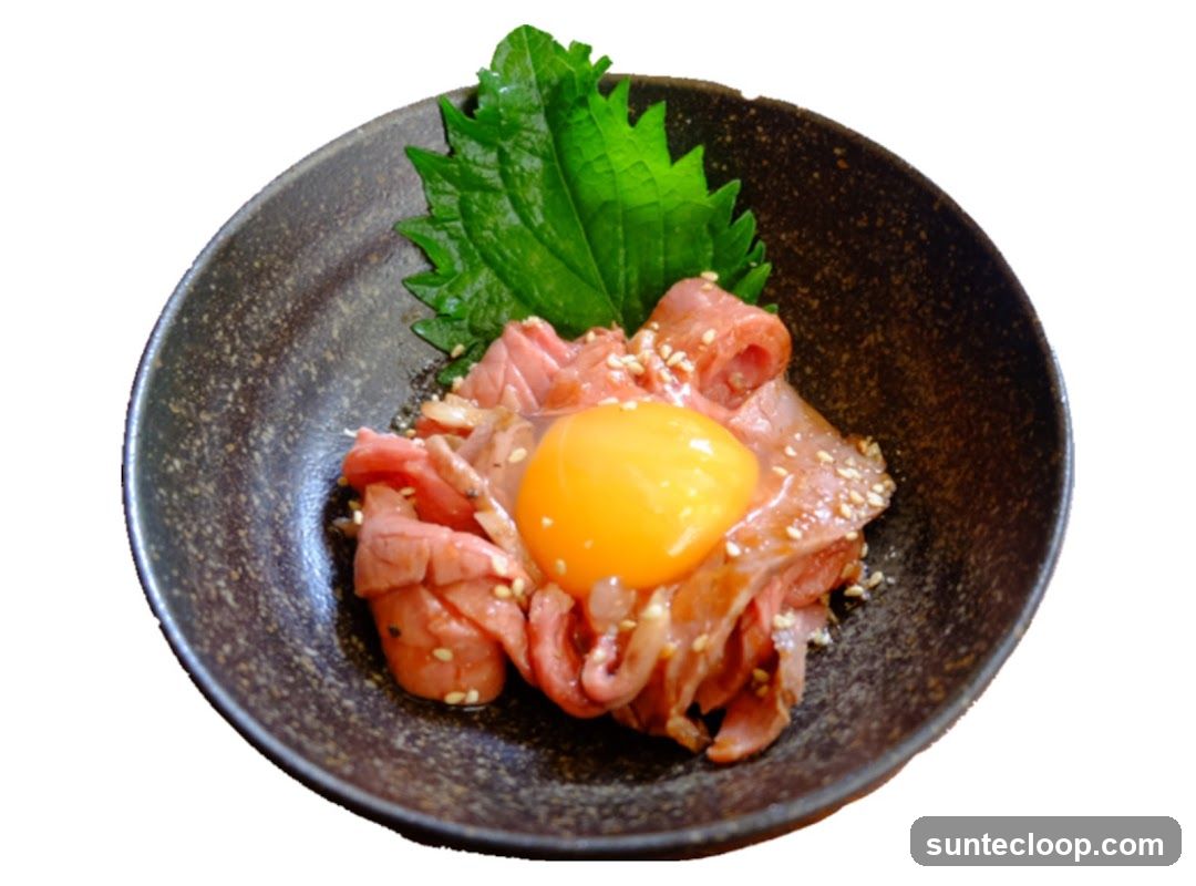 Beef Tartare with Egg Yolk