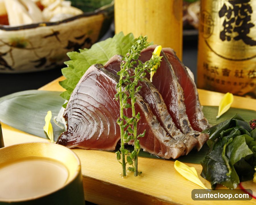 Seared Tuna Sashimi