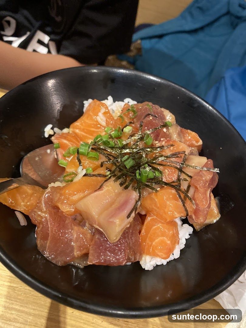 Sashimi Rice Bowl