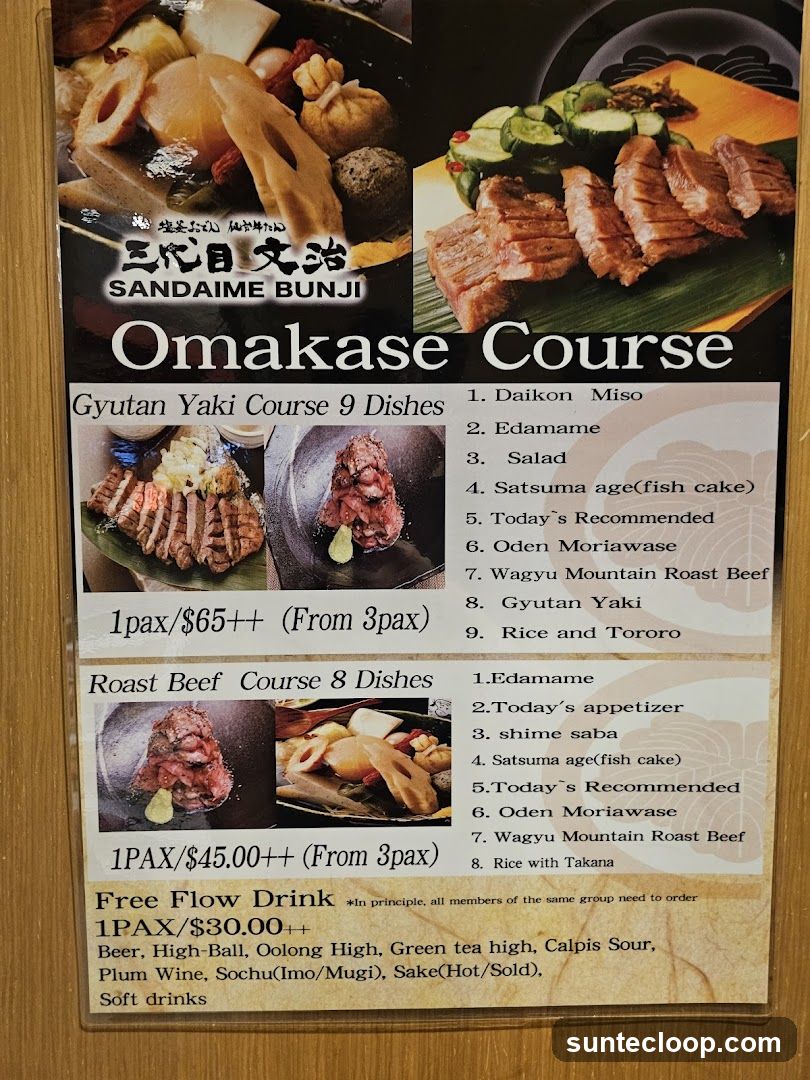 Omakase Course