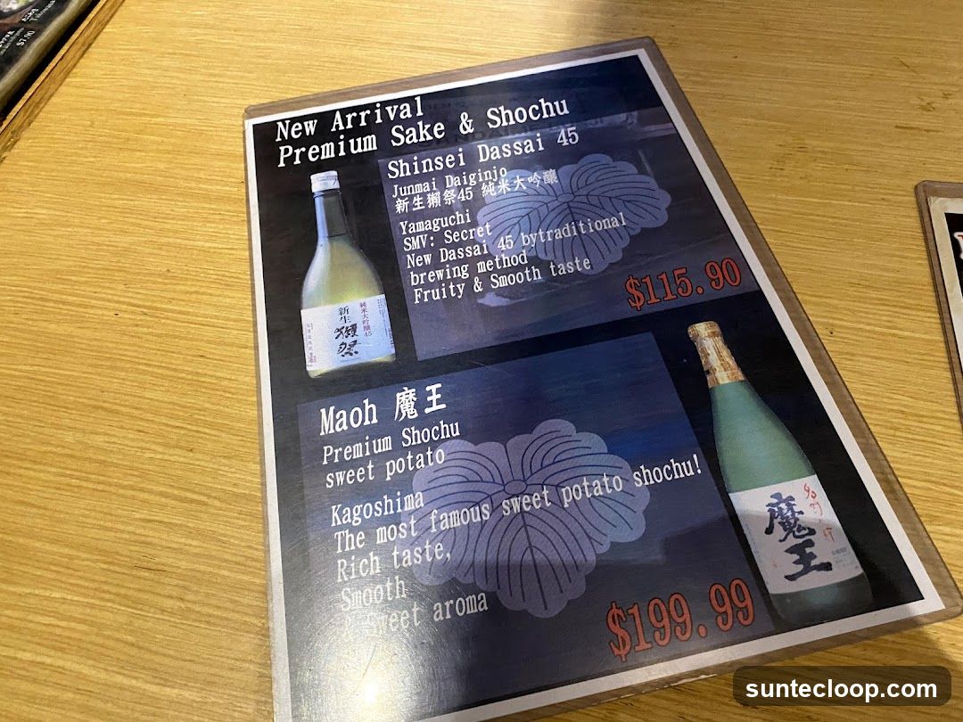 New Arrival Premium Sake & Shochu