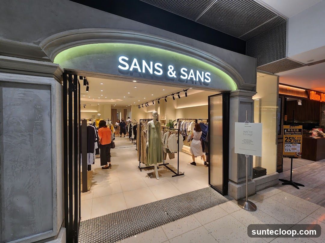 SANS & SANS Store Entrance