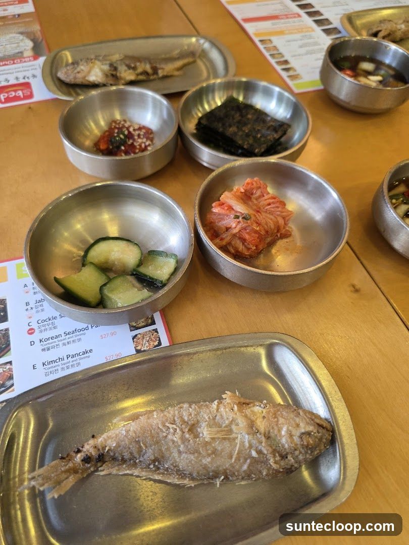Korean Food Spread