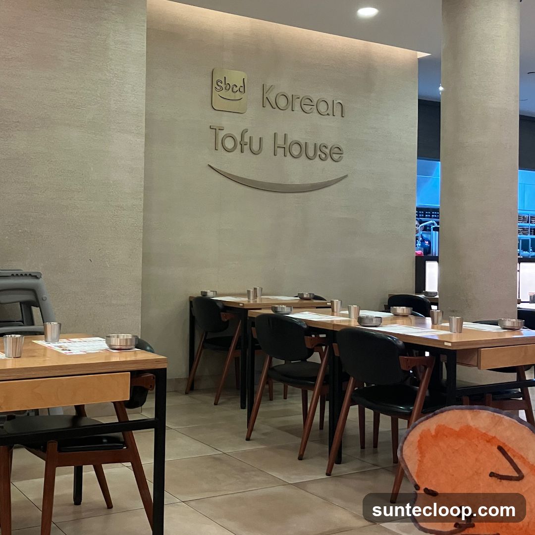 Korean Tofu House Interior