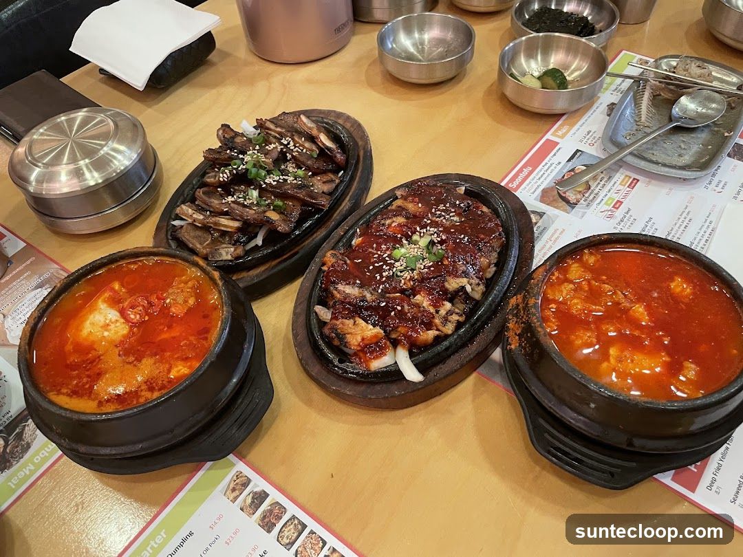 Korean Food Spread
