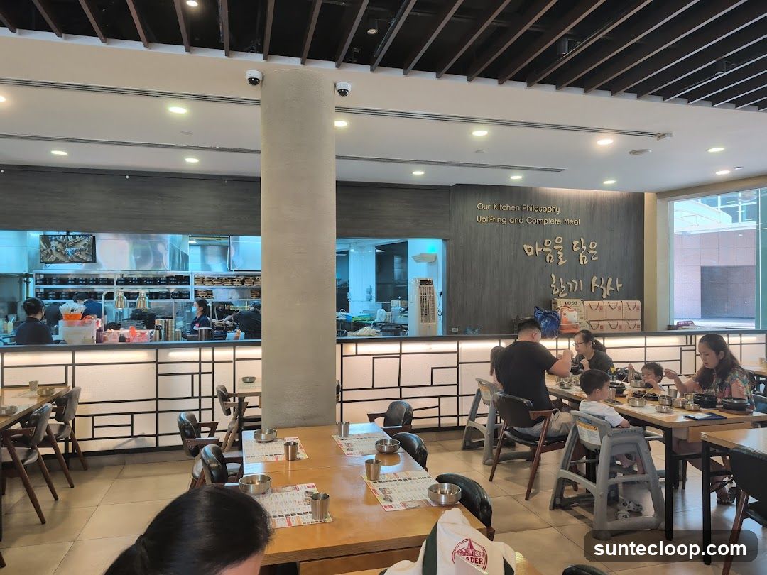 Restaurant Interior with Diners
