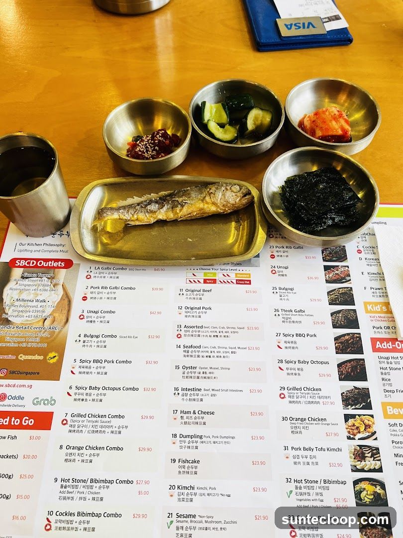SBCD Outlets Menu