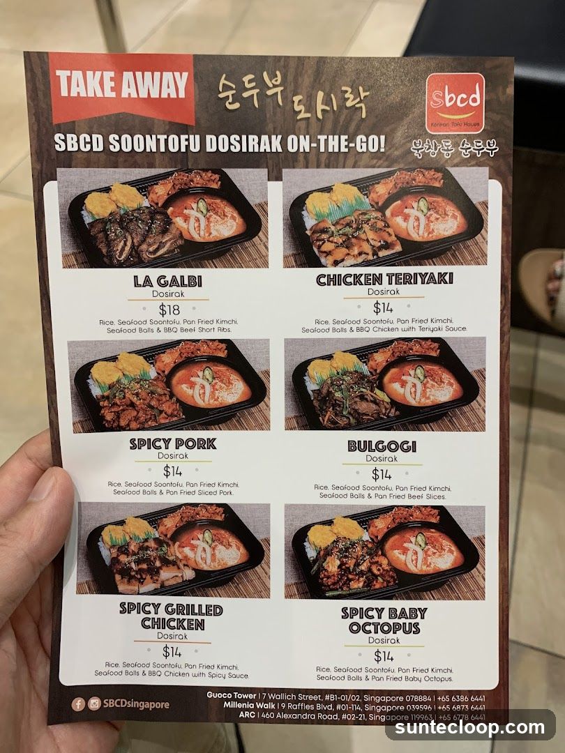 SBCD SOONTOFU DOSIRAK ON-THE-GO!