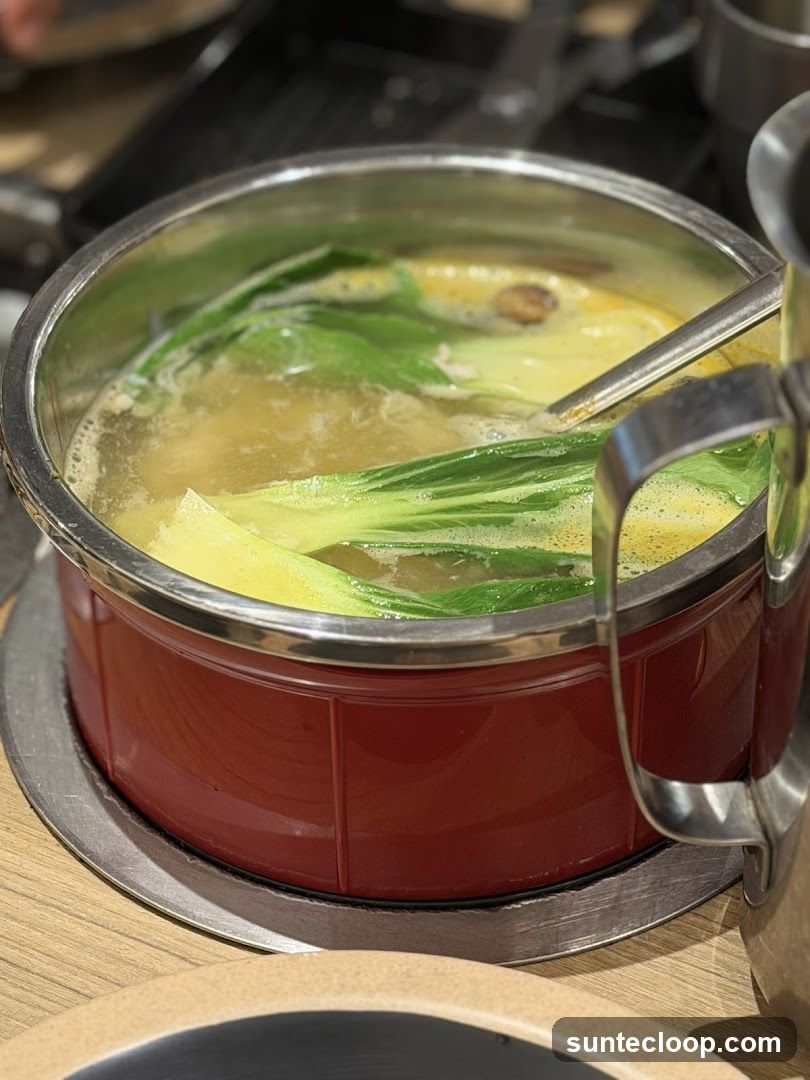 Hot Pot Broth with Vegetables