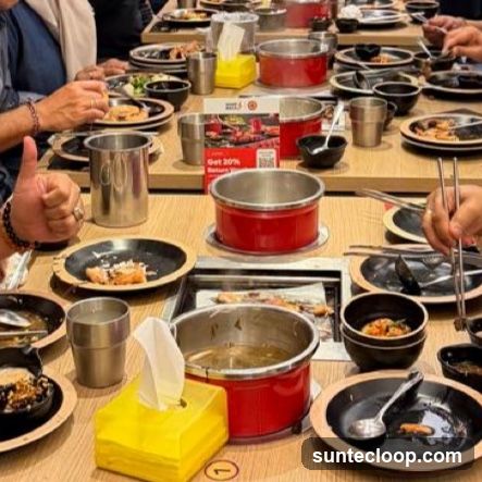 Diners at a Hot Pot Restaurant