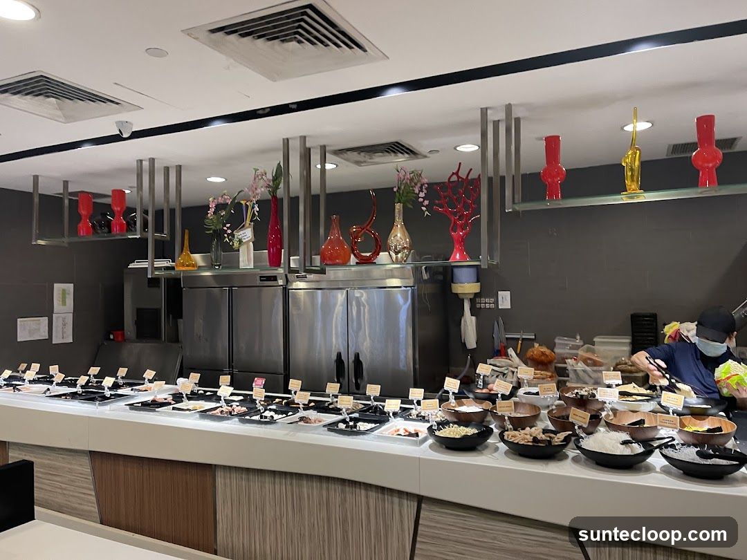 Buffet Food Display
