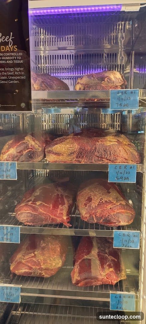 Dry-aged Beef Display