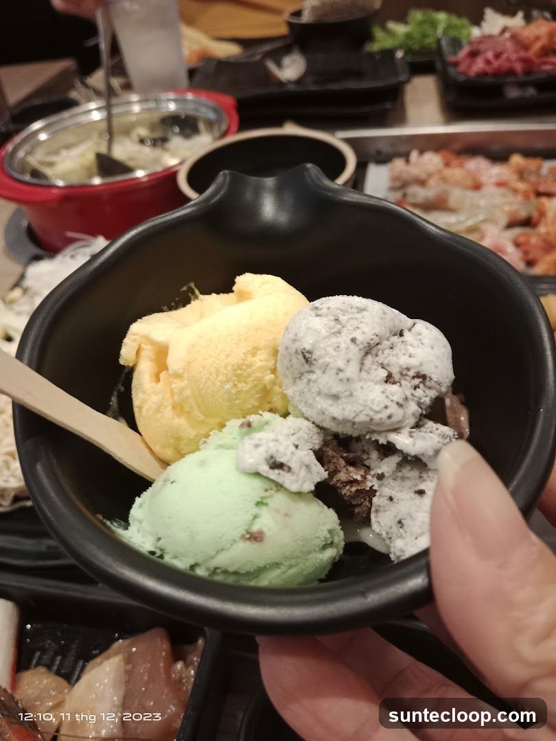 Ice Cream Dessert