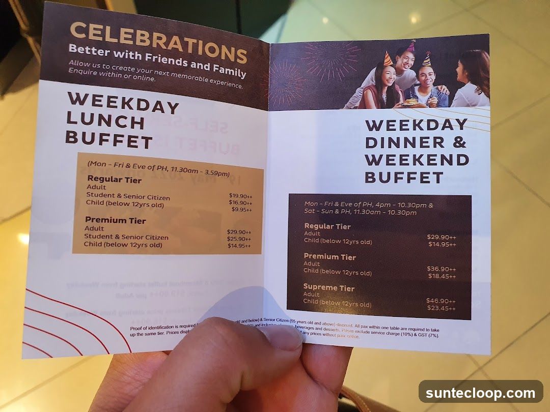 Celebrations Buffet