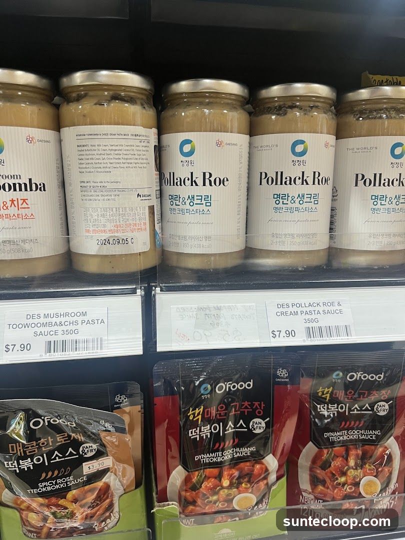 Pasta Sauces and Tteokbokki Sauce