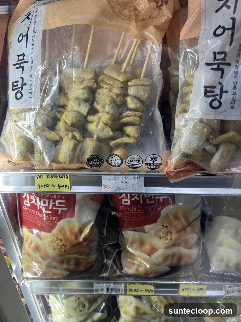 Frozen Korean Food Products