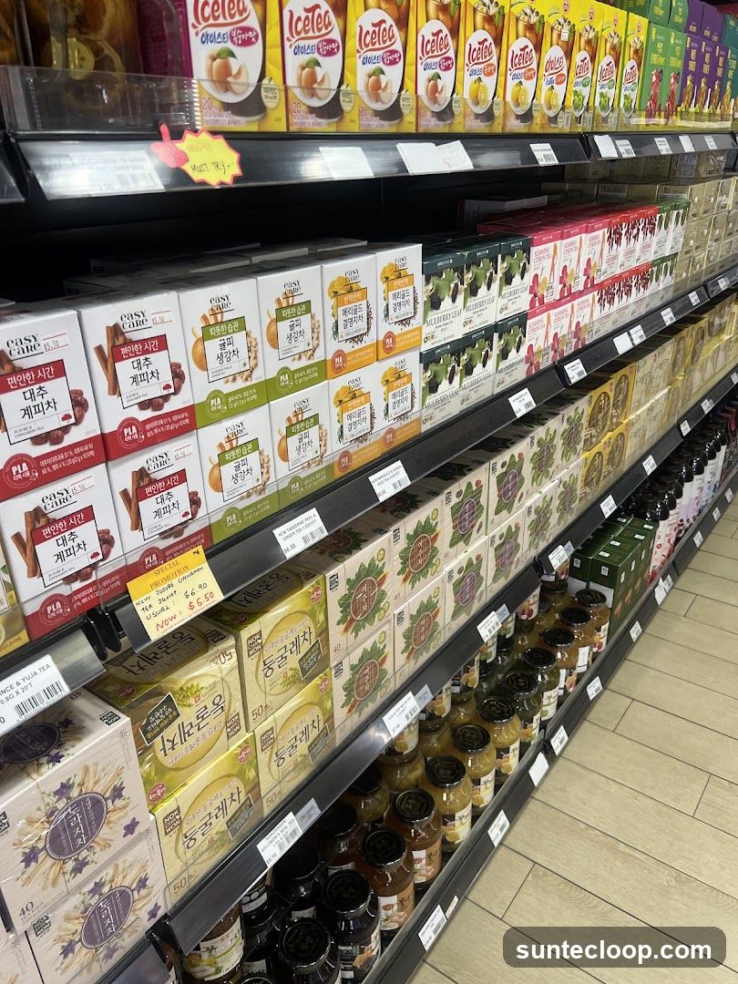 Tea and Beverage Aisles