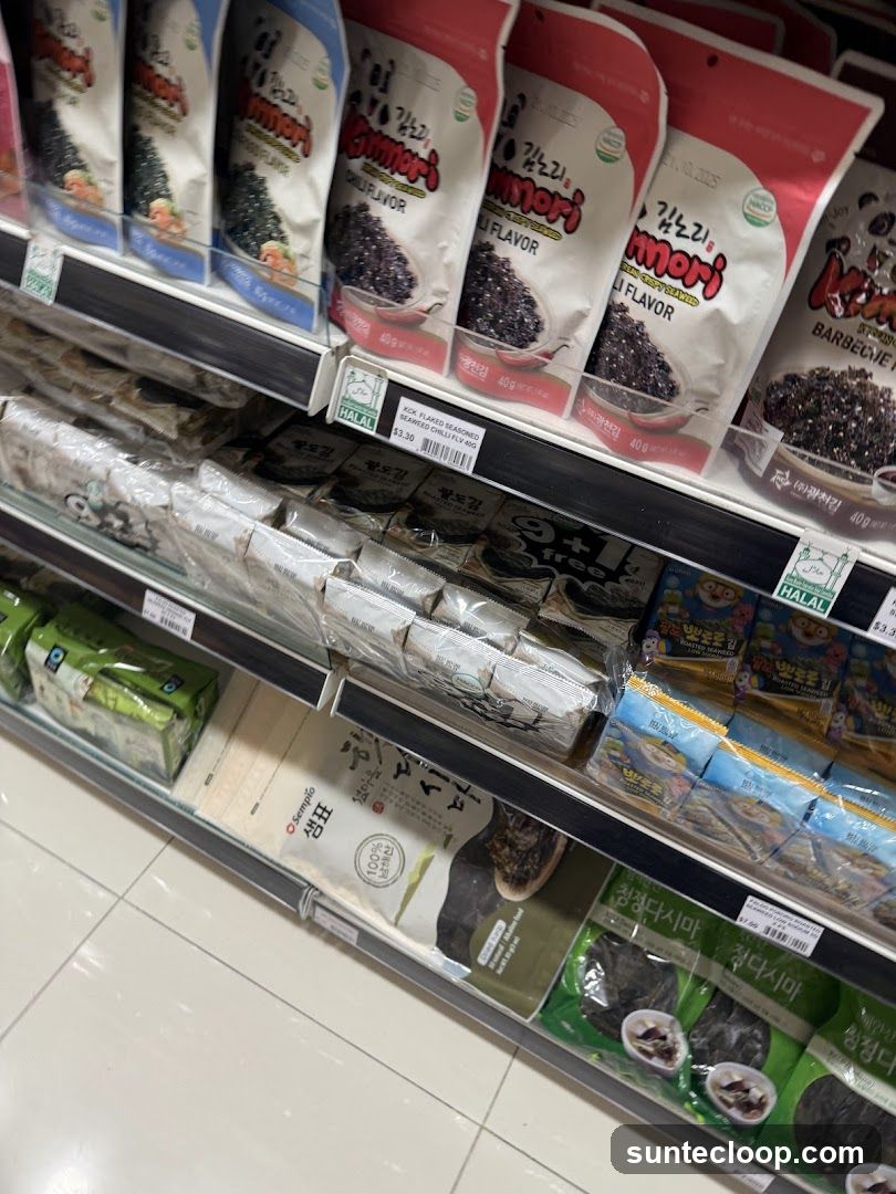 Assortment of Seaweed Snacks