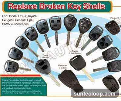 Replace Broken Key Shells