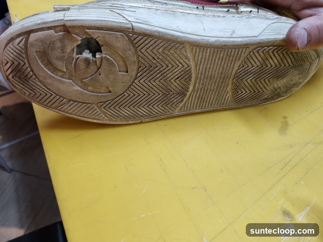 Damaged Shoe Sole