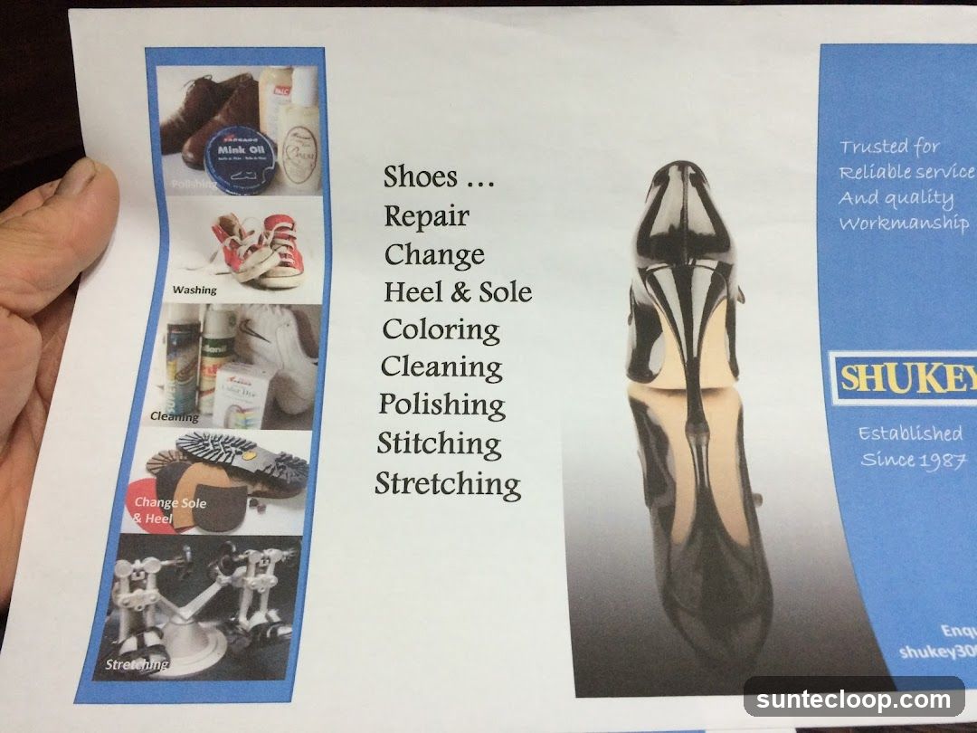 Shoe Repair Services Flyer
