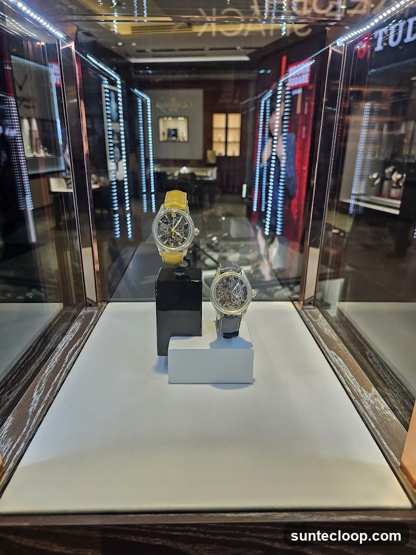 Display Case with Watches