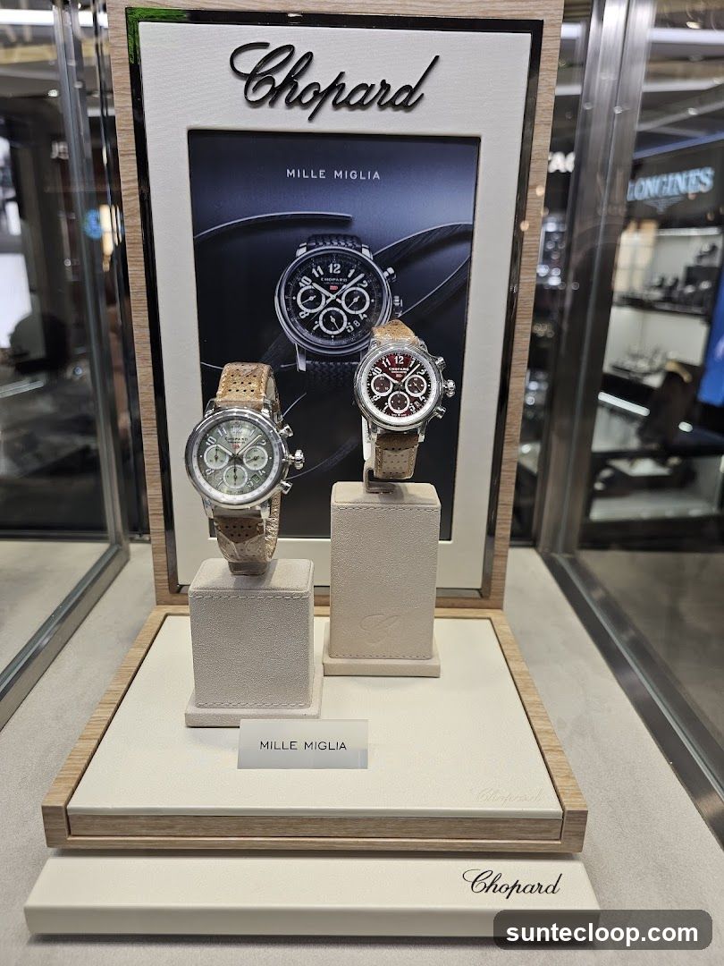 Chopard Mille Miglia Watches Display