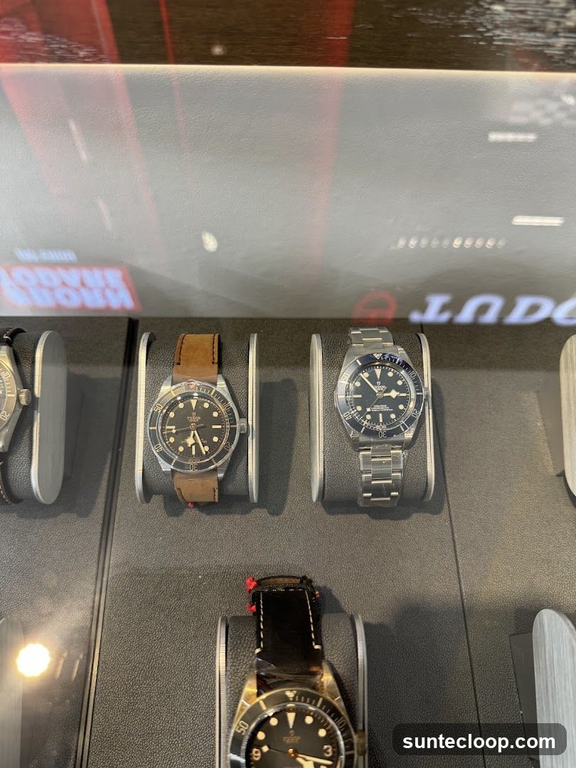 Tudor Watches Display