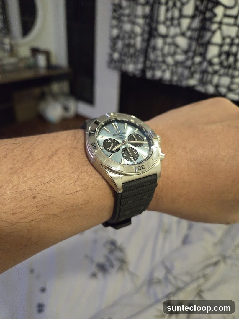 Watch on wrist