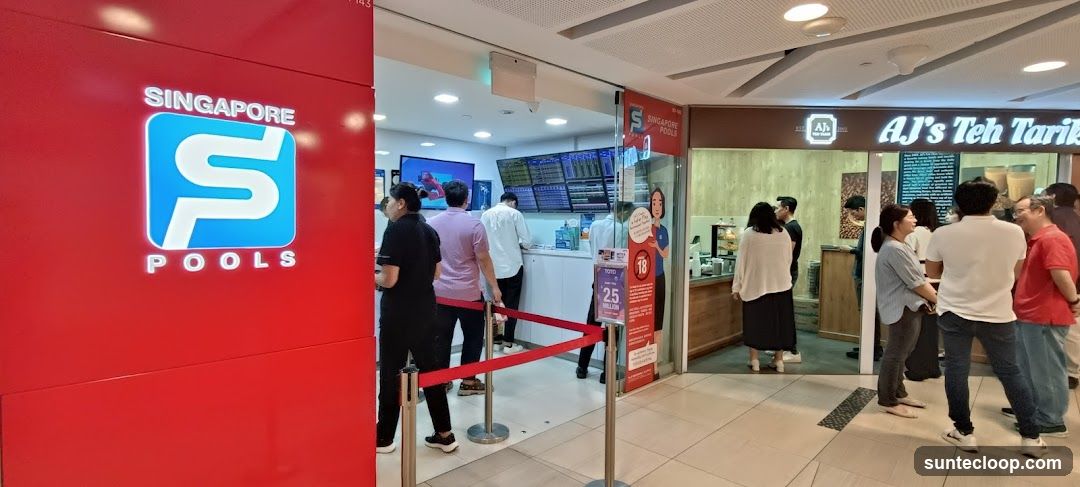 Singapore Pools and AJ's Teh Tarik