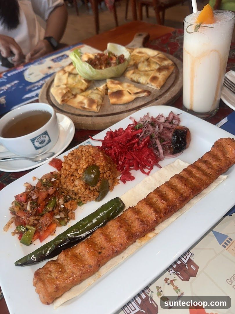 Turkish Meal with Drink