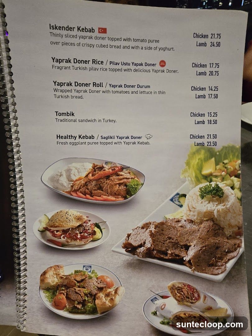 Doner Menu