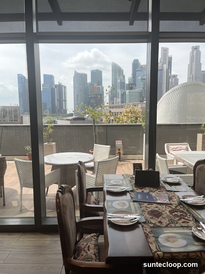 Restaurant Dining with City View