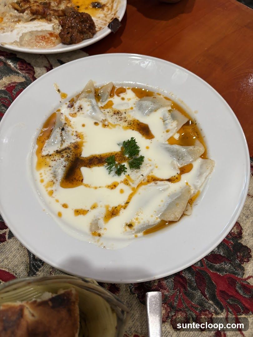 Plate of Manti